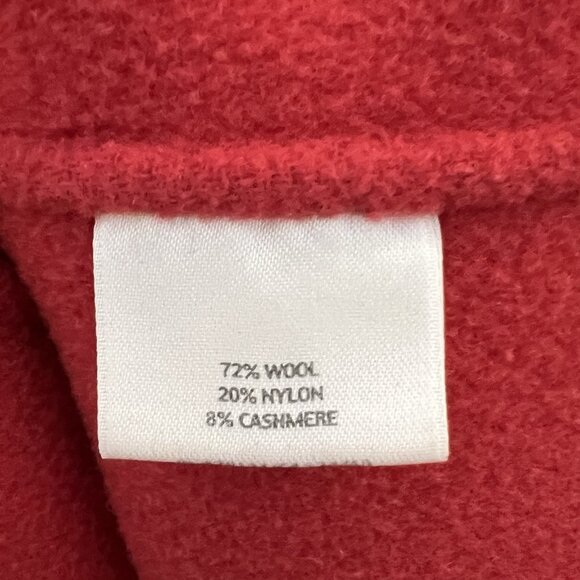 Eileen Fisher Wool Cashmere Jacket Coat Women’s Size 2X Red Buttons Pockets - Picture 4 of 10